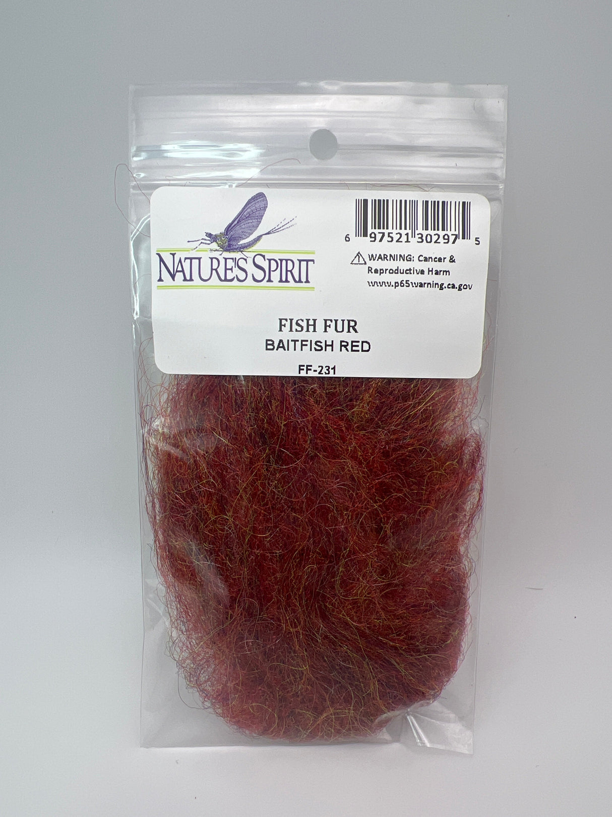 Nature's Spirit Fish Fur Baitfish Red