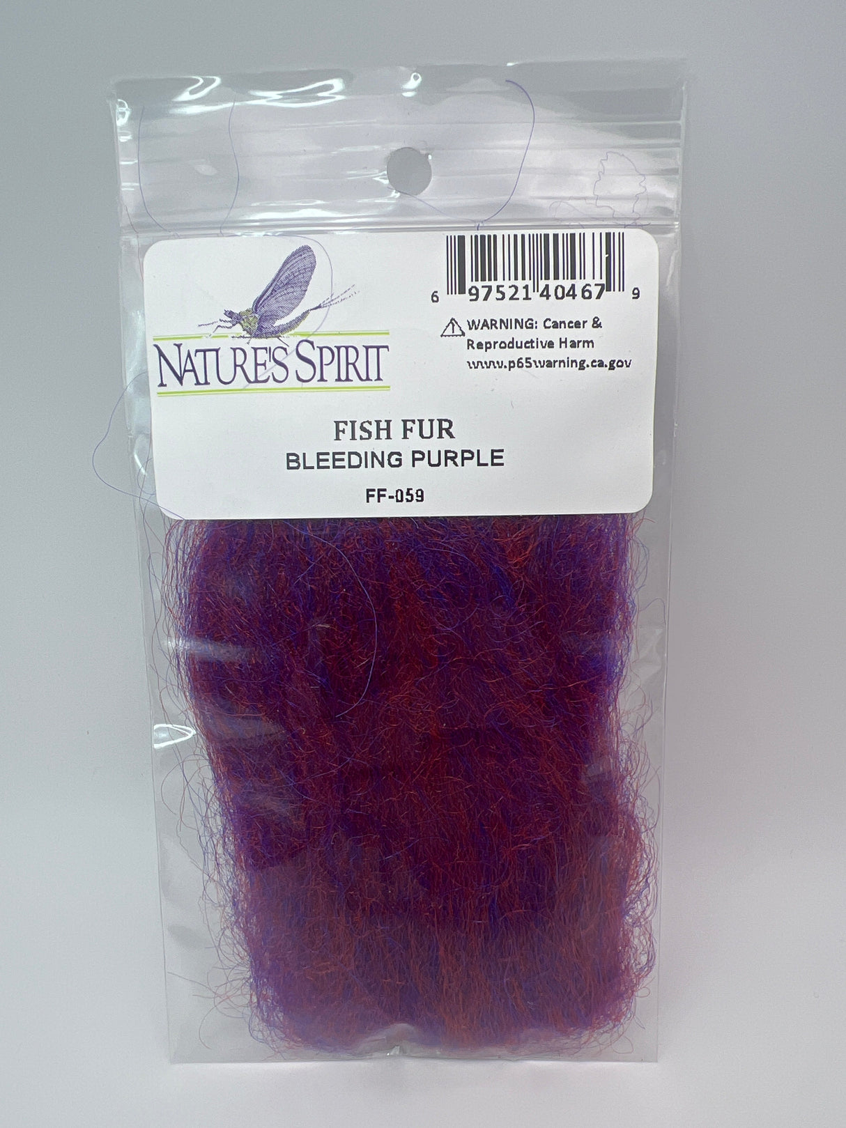 Nature's Spirit Fish Fur Bleeding Purple