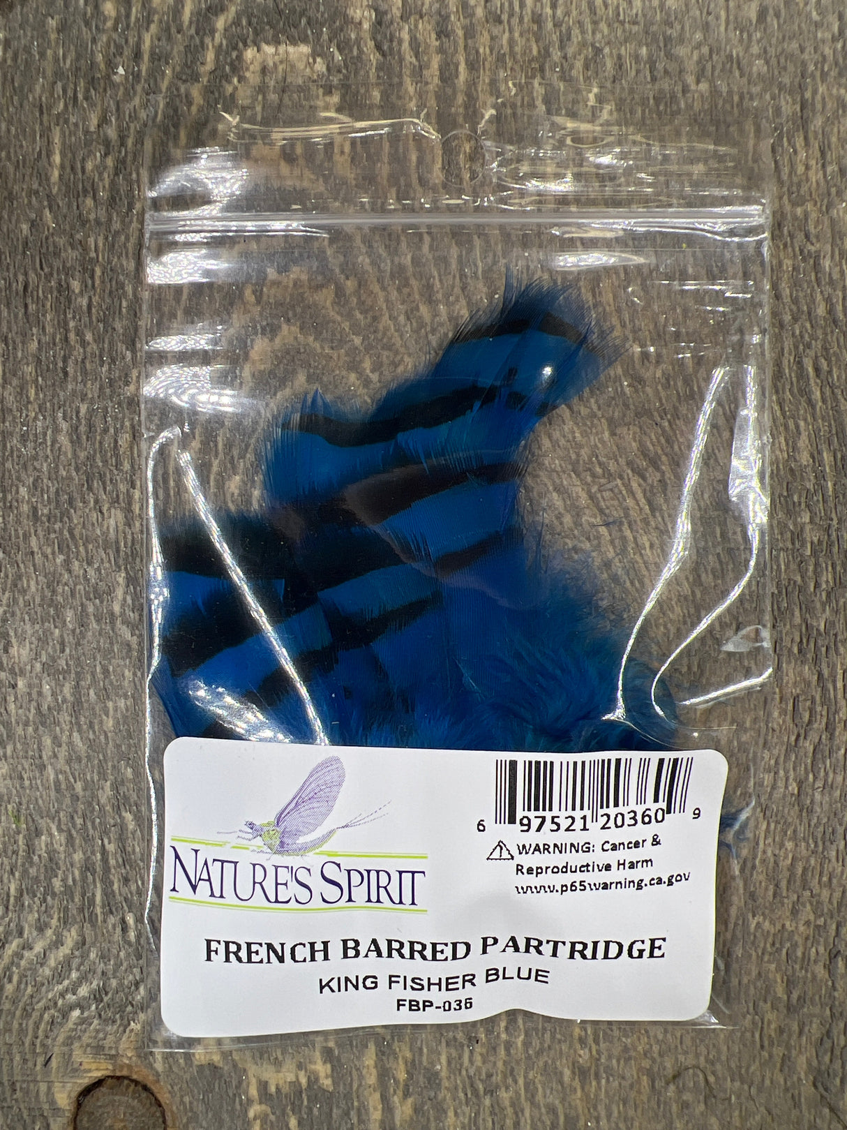 Nature's Spirit French Barred Partridge King Fisher Blue