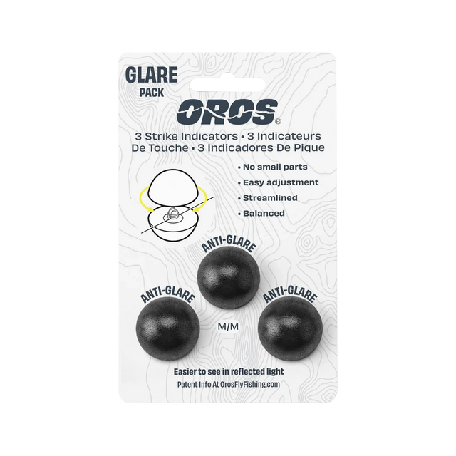 Oros Strike Indicator 3-pack Black- Medium Strike Indicators