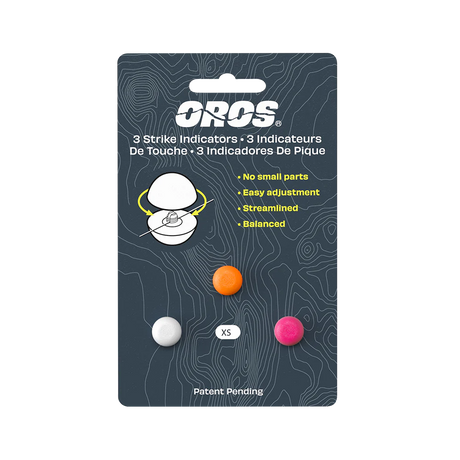 Oros Strike Indicator 3-pack Multi-Color X-Small Strike Indicators