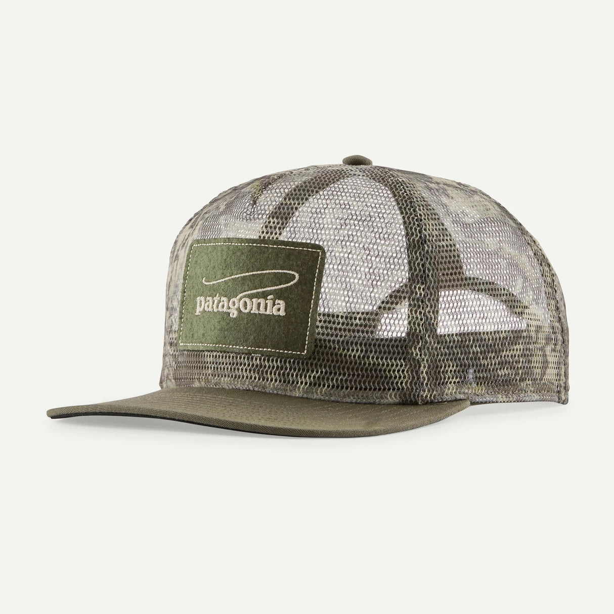 Patagonia Breezefarer Cap Casting Logo: Splashing Seas Wing Grey Hats, Gloves, Socks, Belts