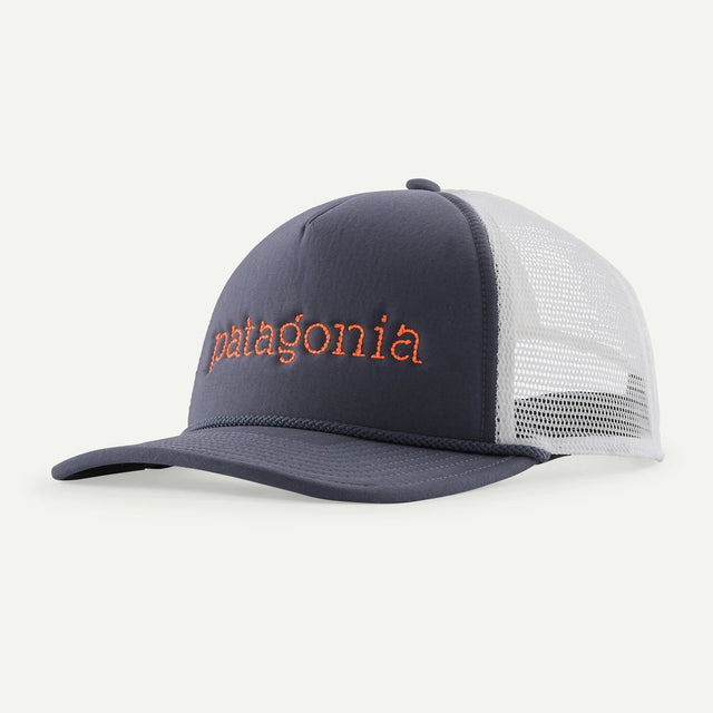 Patagonia Broadcaster Hat Strata Text: Smolder Blue Hats, Gloves, Socks, Belts