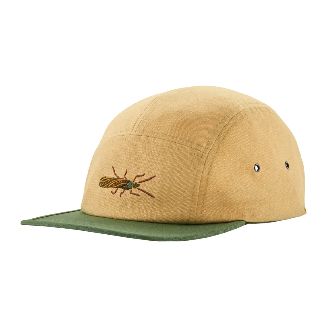 Patagonia P-6 Label Maclure Hat Buggy Stoner: Beeswax Tan Hats, Gloves, Socks, Belts