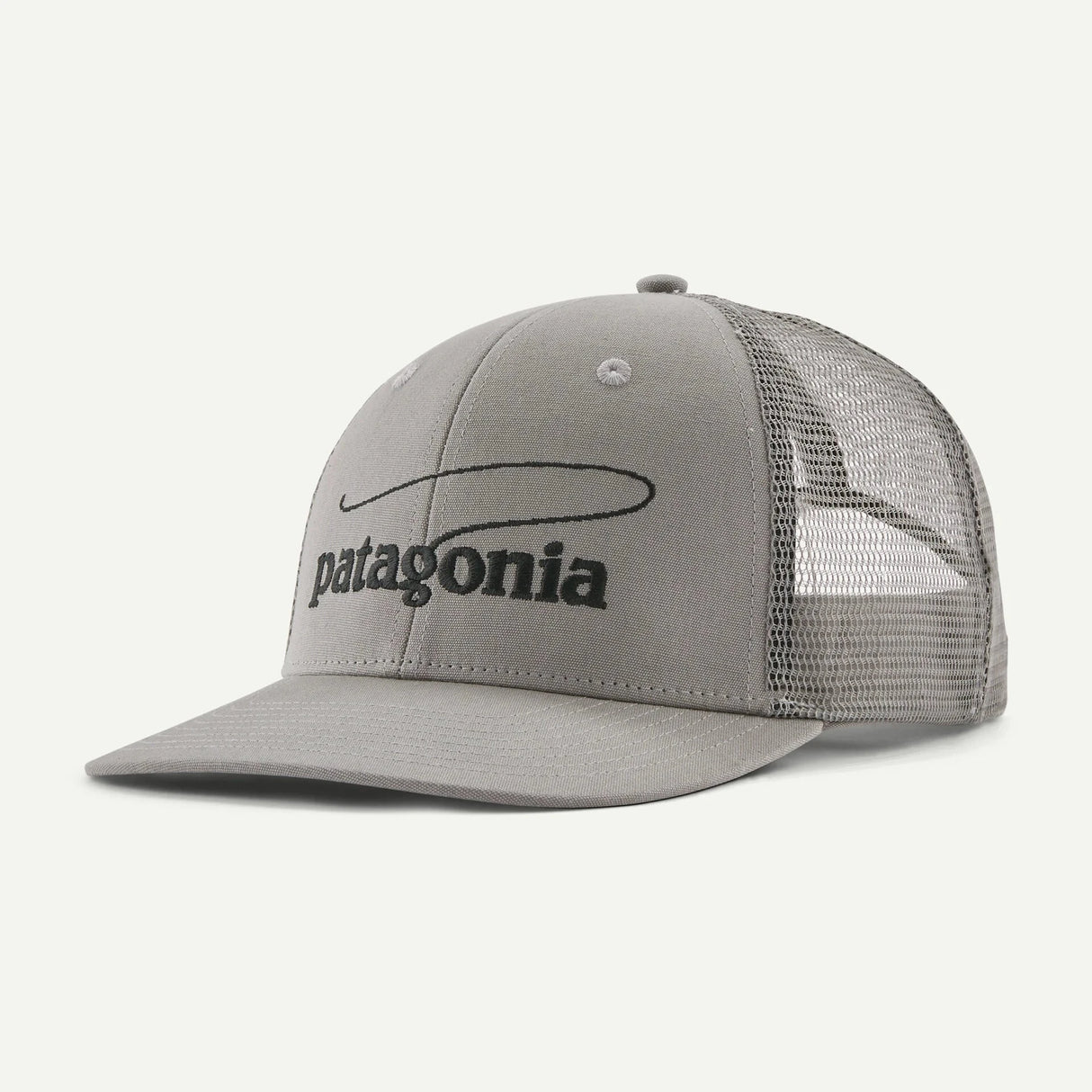 Patagonia Take a Stand Trucker Hat Casting Logo: Forever Grey Hats, Gloves, Socks, Belts