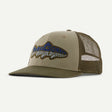 Patagonia Take a Stand Trucker Hat Wild Waterline: River Rock Green / ALL Hats, Gloves, Socks, Belts