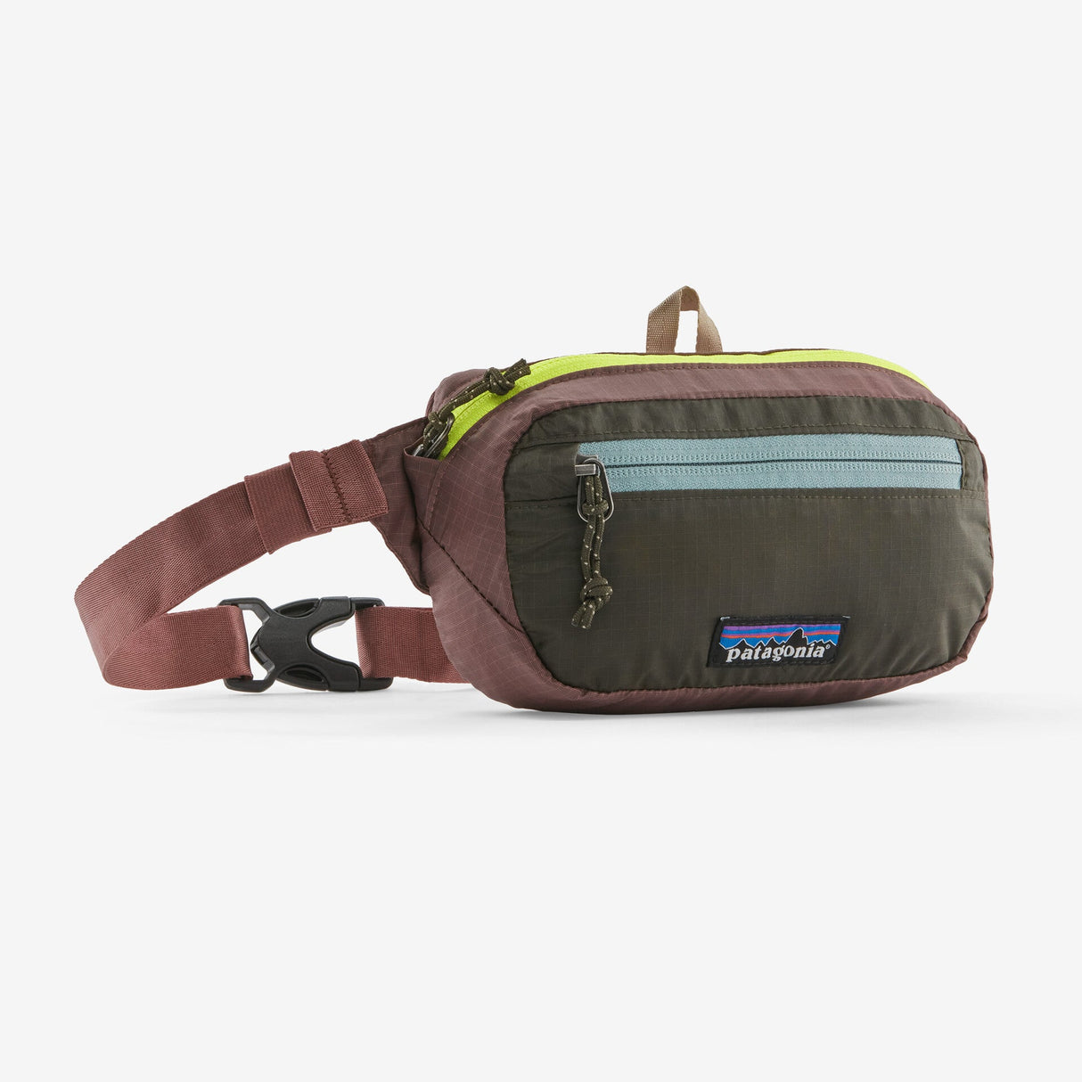 Patagonia Ultralight Black Hole Mini Hip Pack Patchwork: Pine Needle Green Vests & Packs