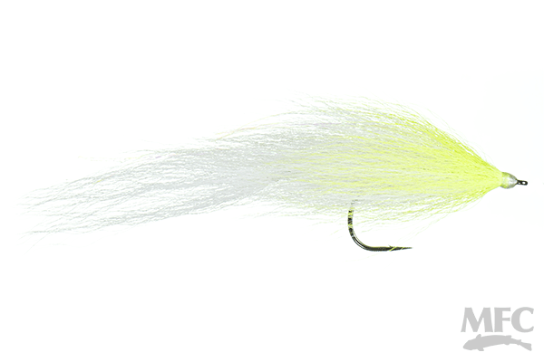 Popovics' Bucktail Deceiver Charteuse/White / #2/0 Flies