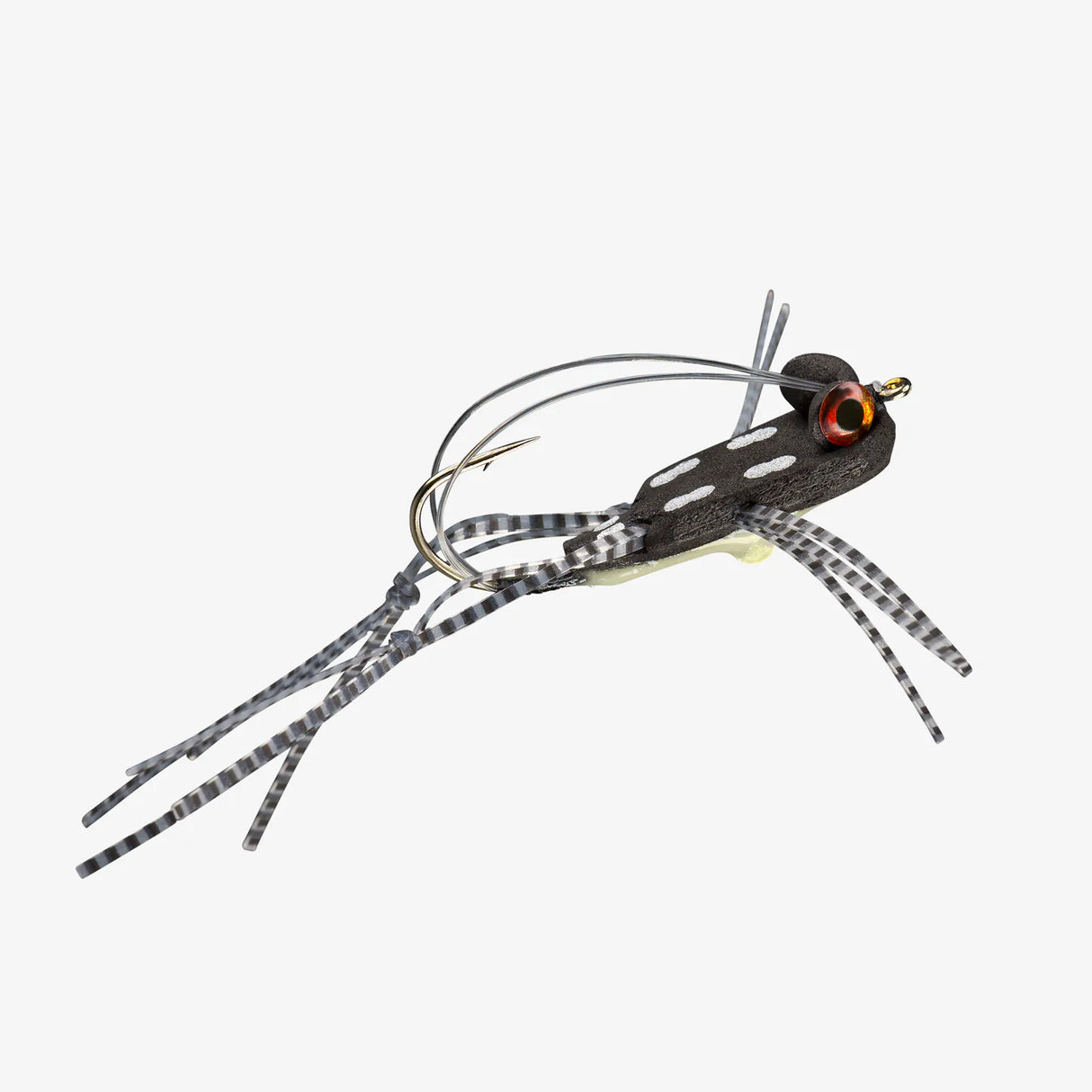 RIO's Foam Slice Frog Black / 2/0 Topwater