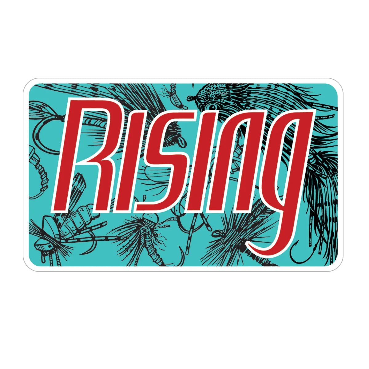 Rising Decals Rising Flies-Small Stickers