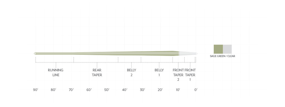 Scientific Anglers Magnitude Smooth Trout Expert 10' Clear Float Tip Fly Line Fly Line