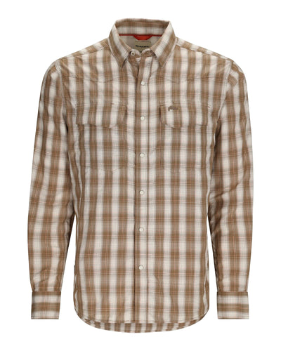 Simms Big Sky Long Sleeve Shirt Medium / Driftwood Plaid Sportswear