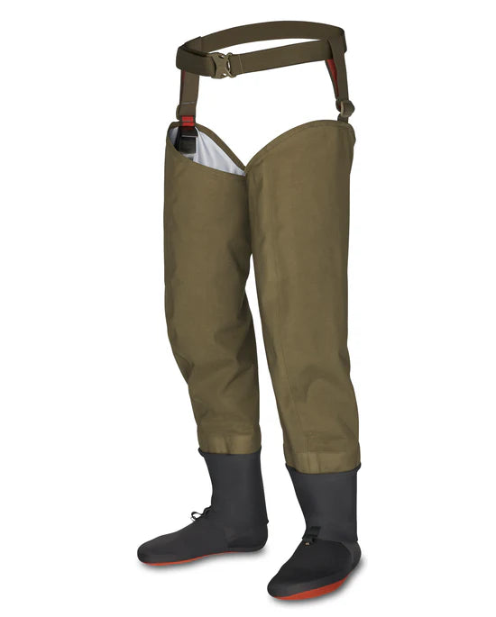 Simms M's SecondWind Upcycle Stockingfoot Hip Wader Dark Stone / M Waders