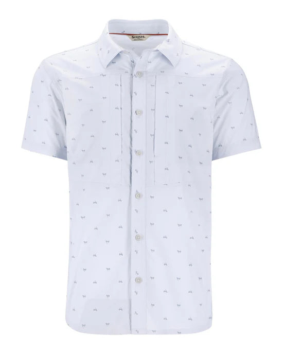 Simms M's Stone Cold SS Shirt Fishtail Bimini Blue / S Clothing