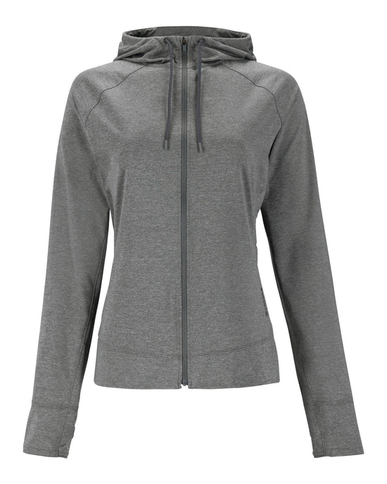 Simms W's Solarflex Hoody Full Zip Steel Heather / S Clothing