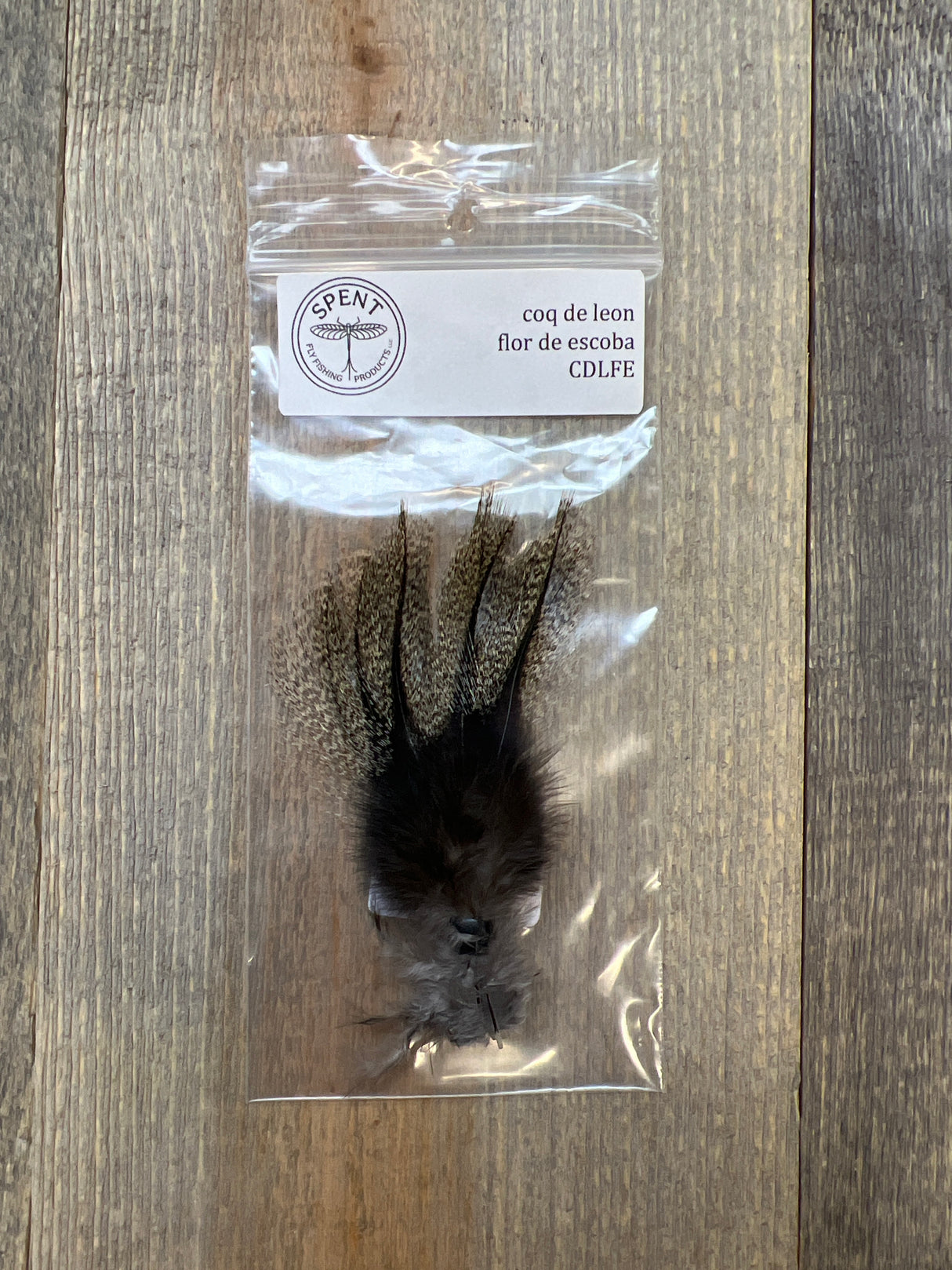 Spent Coq de Leon Feathers Flor de Escoba Coq de Leon