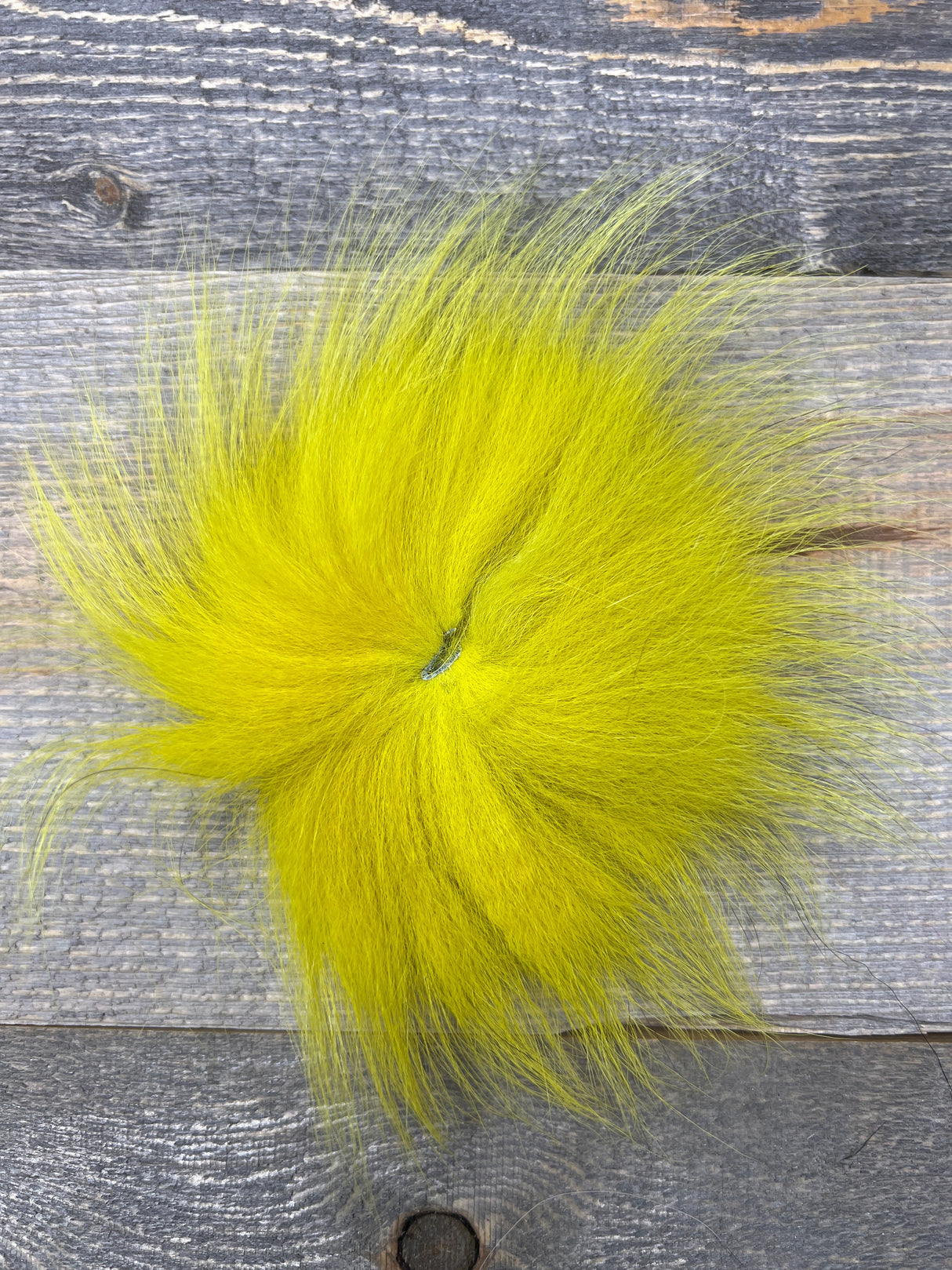 Spent Fly Fishing Arctic Fox Tail Ring Yellow Fox Fur