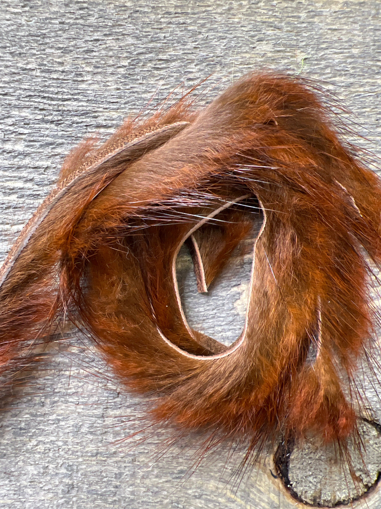 Spent Fly Fishing Muskrat Zirdle Strips Brown Misc. Hair & Fur