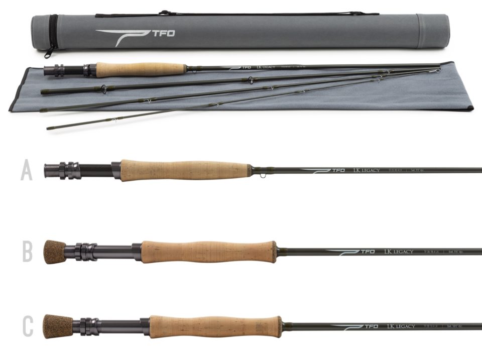 TFO LK Legacy Fly Rod 3 wt. 8'0" 4 pc. Fly Rods