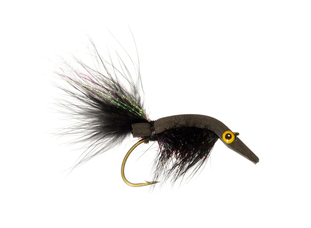 Tullis' Wiggle Bug Black / 1/0 Flies