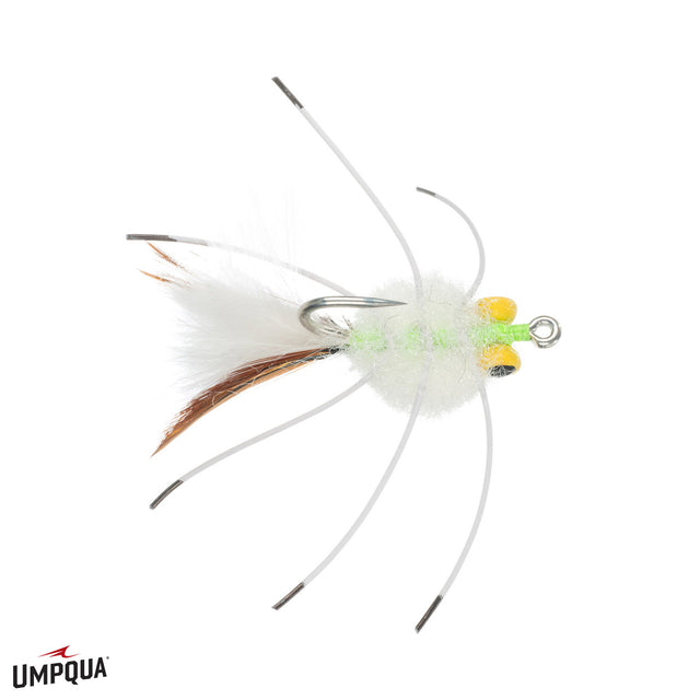 Umpqua Rag Head Crab 2.0 White / 2 Saltwater Flies