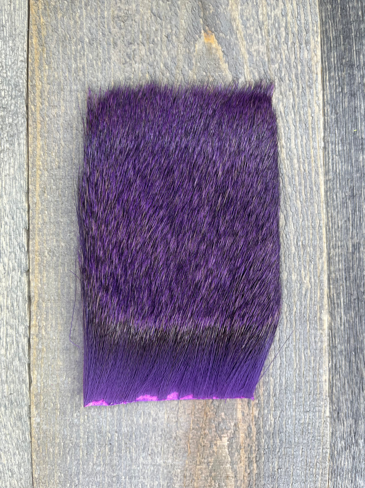 Varner's Big Bug Deer Hair 3" x 4" Patch - Late Season Grade #1 Purple Deer Hair