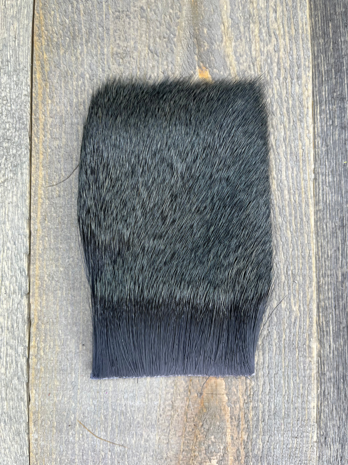 Varner's Big Bug Deer Hair 3" x 4" Patch - Late Season Grade #2 Charcoal Gray Deer Hair