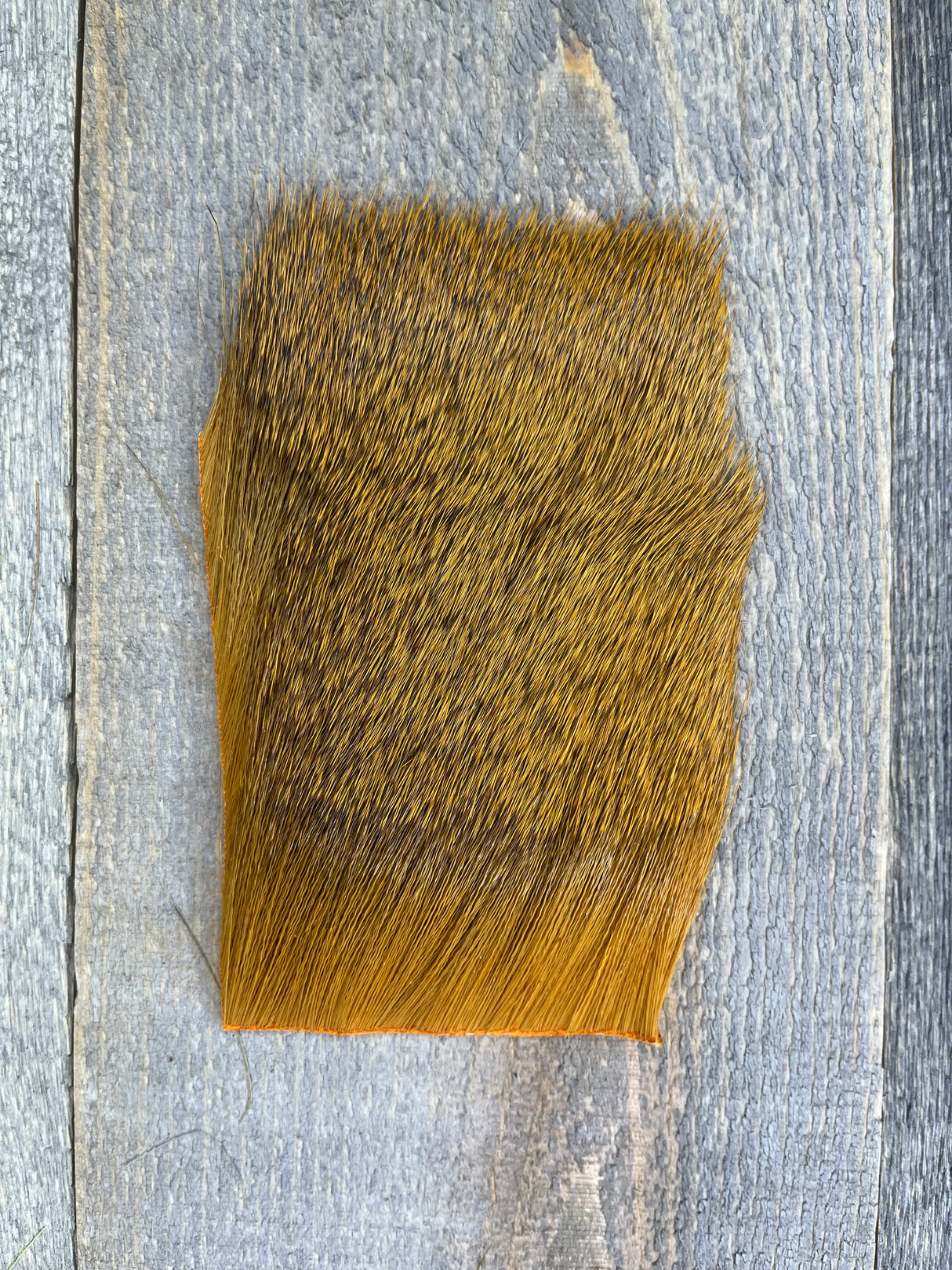 Varner's Big Bug Deer Hair 3" x 4" Patch - Late Season Grade #2 Rust Deer Hair