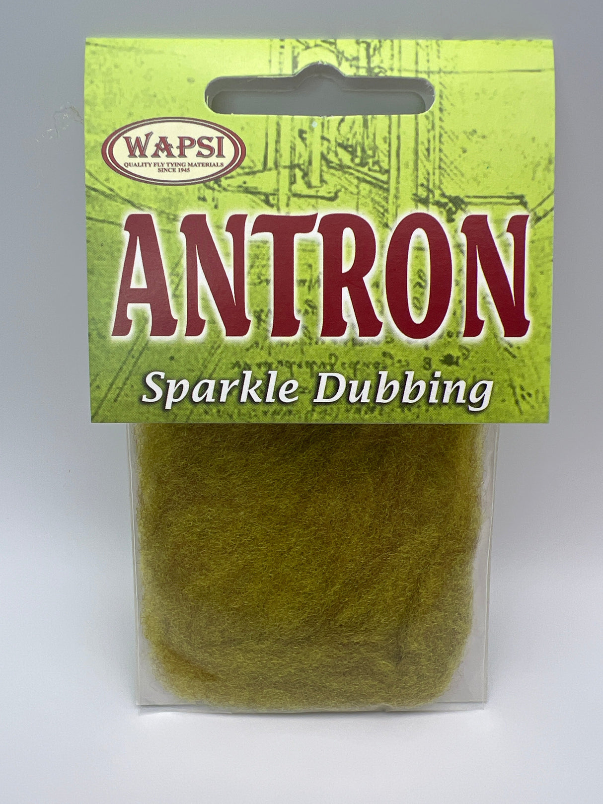 Wapsi Antron Sparkle Dubbing Golden Olive Dubbing