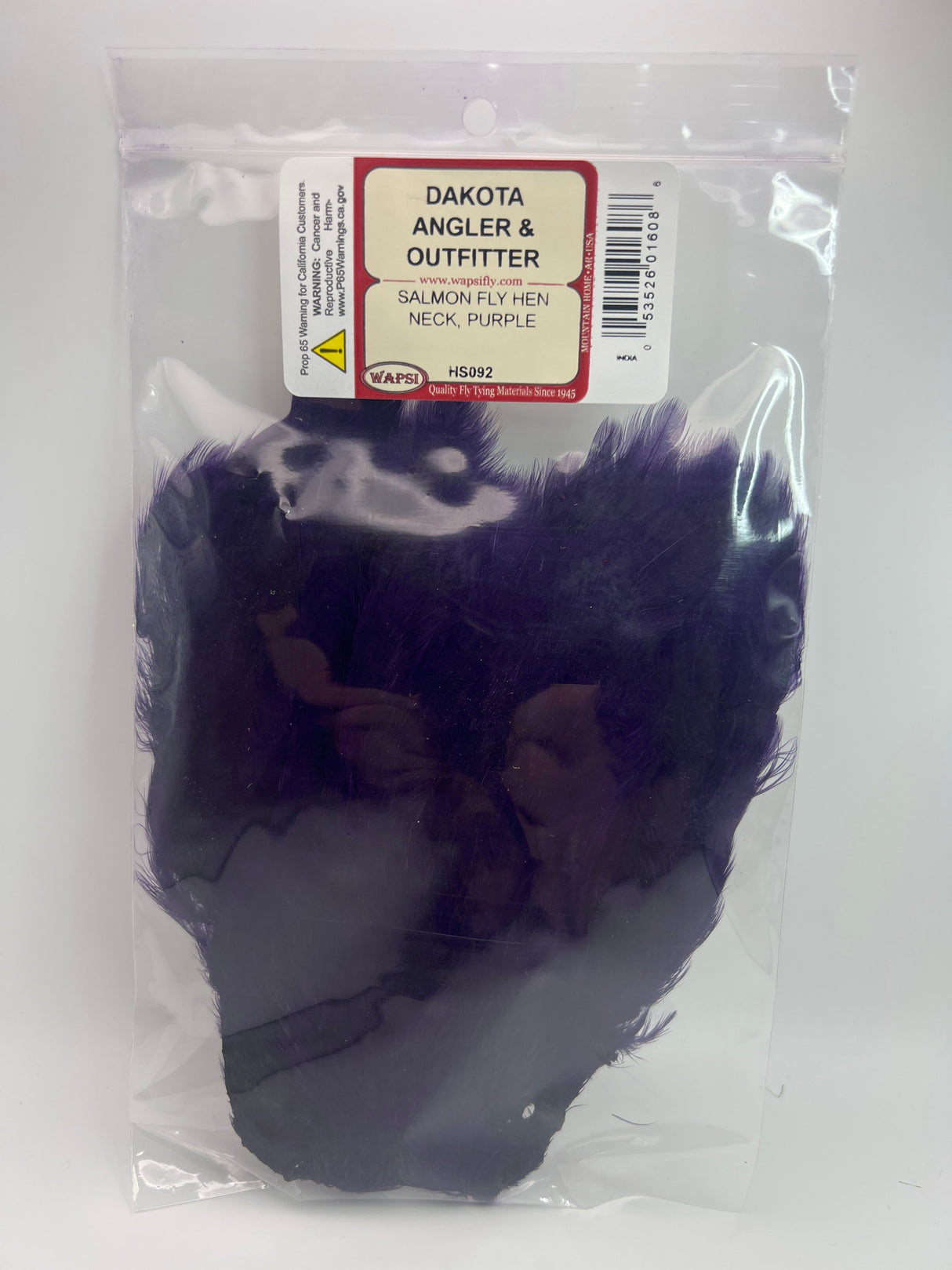 Wapsi Salmon Fly Hen Neck Purple Hen Hackle