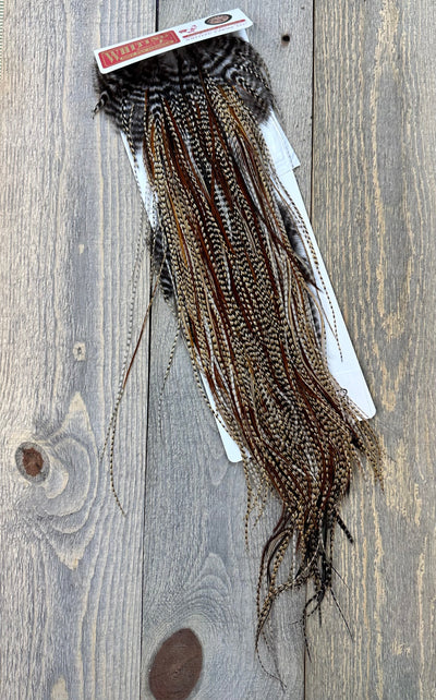 Whiting Bronze Grade Saddle Cree #3 Dry Fly Hackle