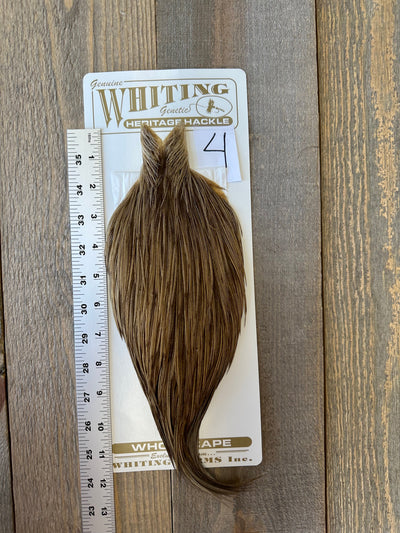 Whiting Heritage Cape Grade #1 - #04 Dry Fly Hackle