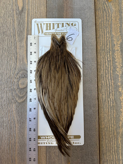 Whiting Heritage Cape Grade #1 - #06 Dry Fly Hackle