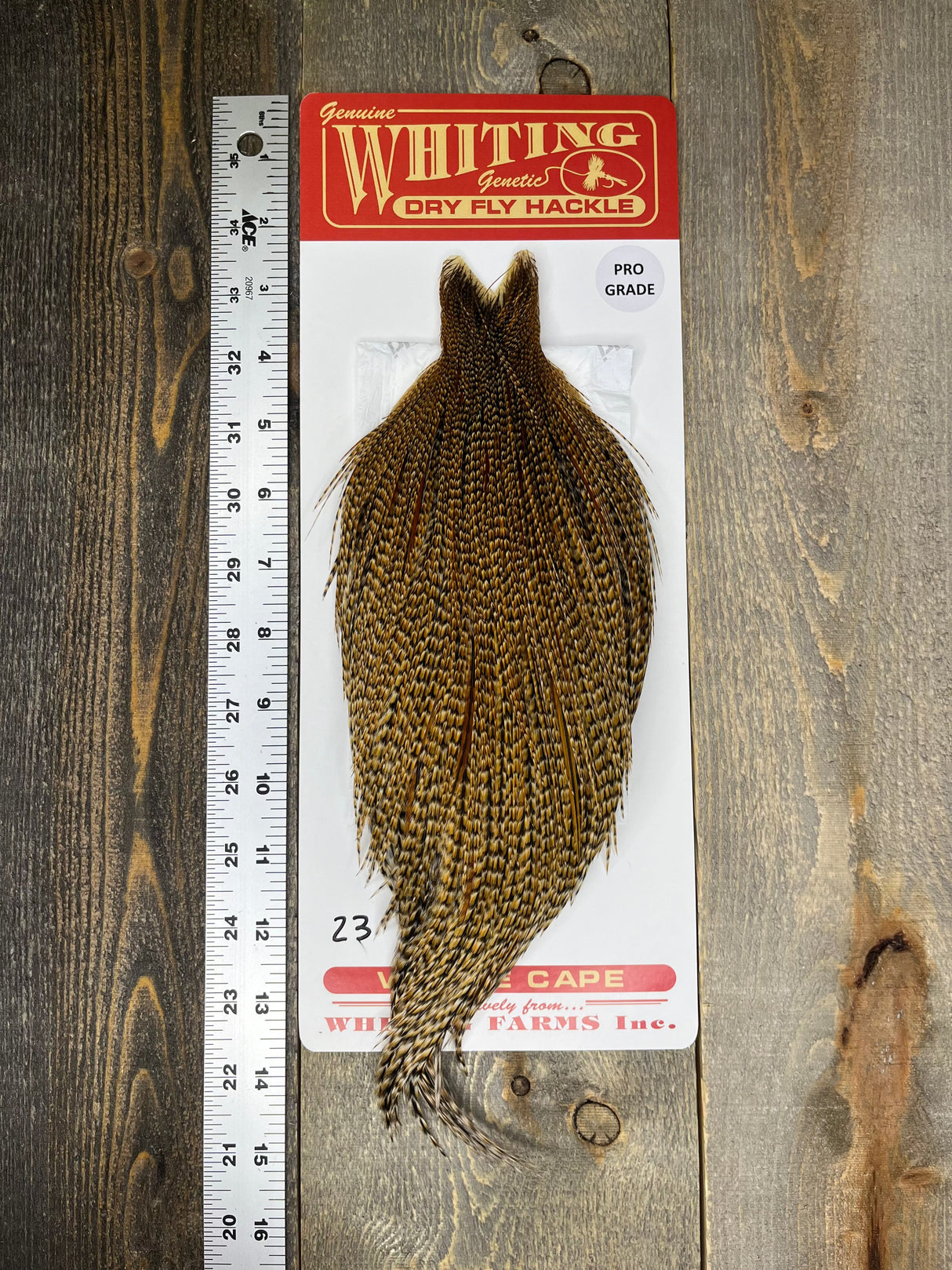 Whiting Pro Grade Cree Cape #23 Dry Fly Hackle