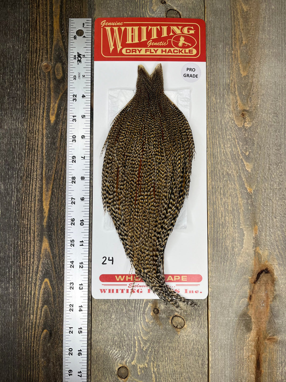 Whiting Pro Grade Cree Cape #24 Dry Fly Hackle