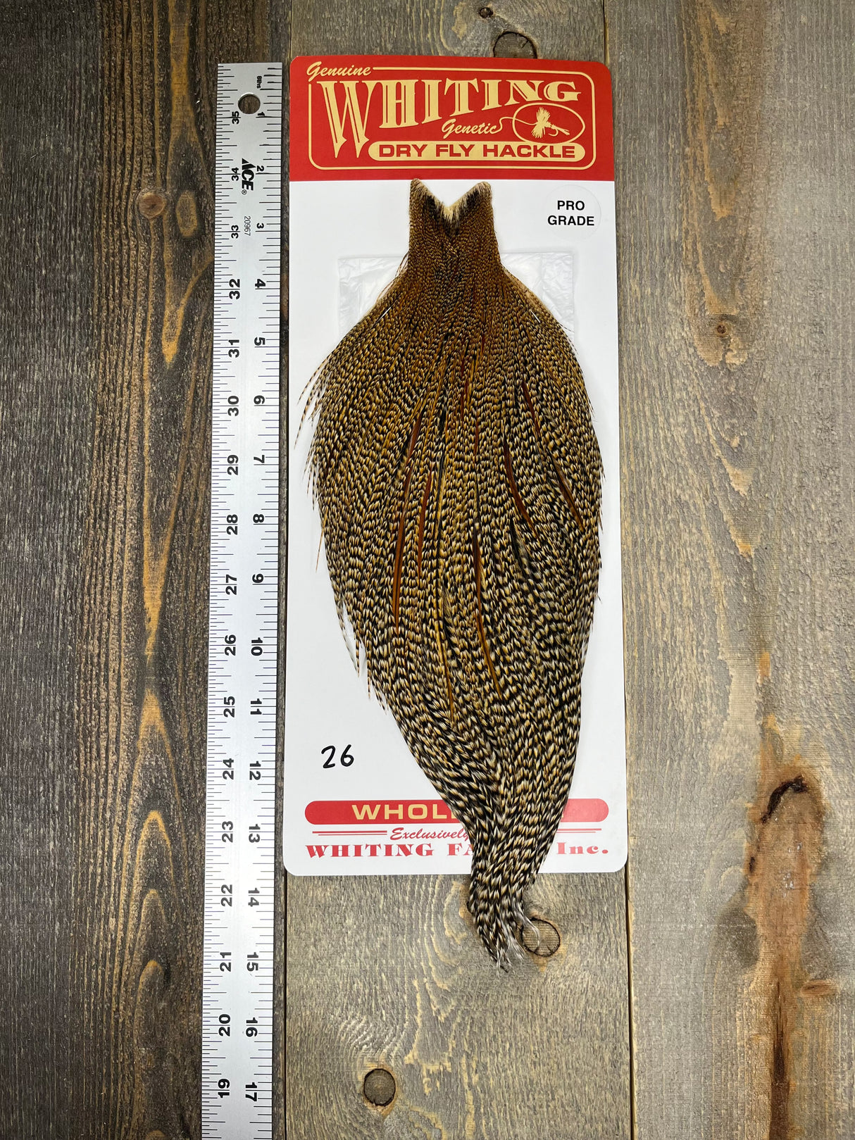 Whiting Pro Grade Cree Cape #26 Dry Fly Hackle