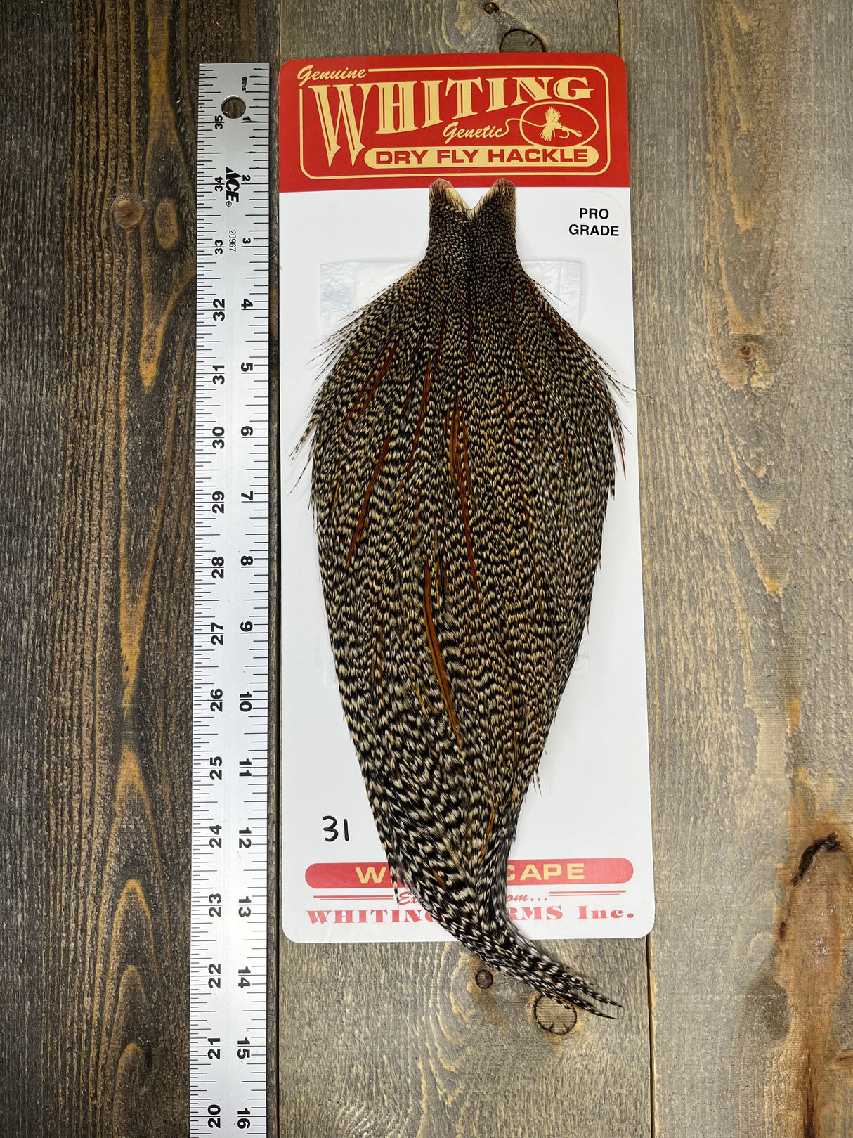 Whiting Pro Grade Cree Cape #31 Dry Fly Hackle