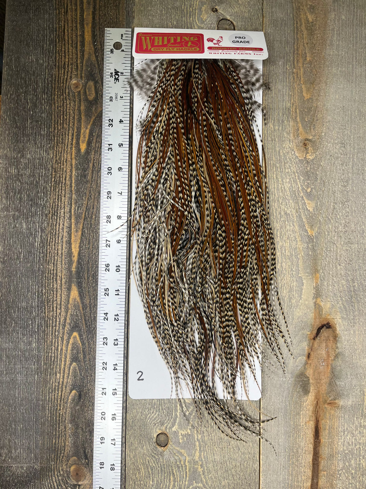 Whiting Pro Grade Saddle Cree #2 Dry Fly Hackle