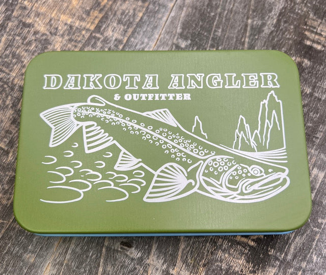 Yakoda Fly Slim Tin -Logo Cactus & Sky Fly Box