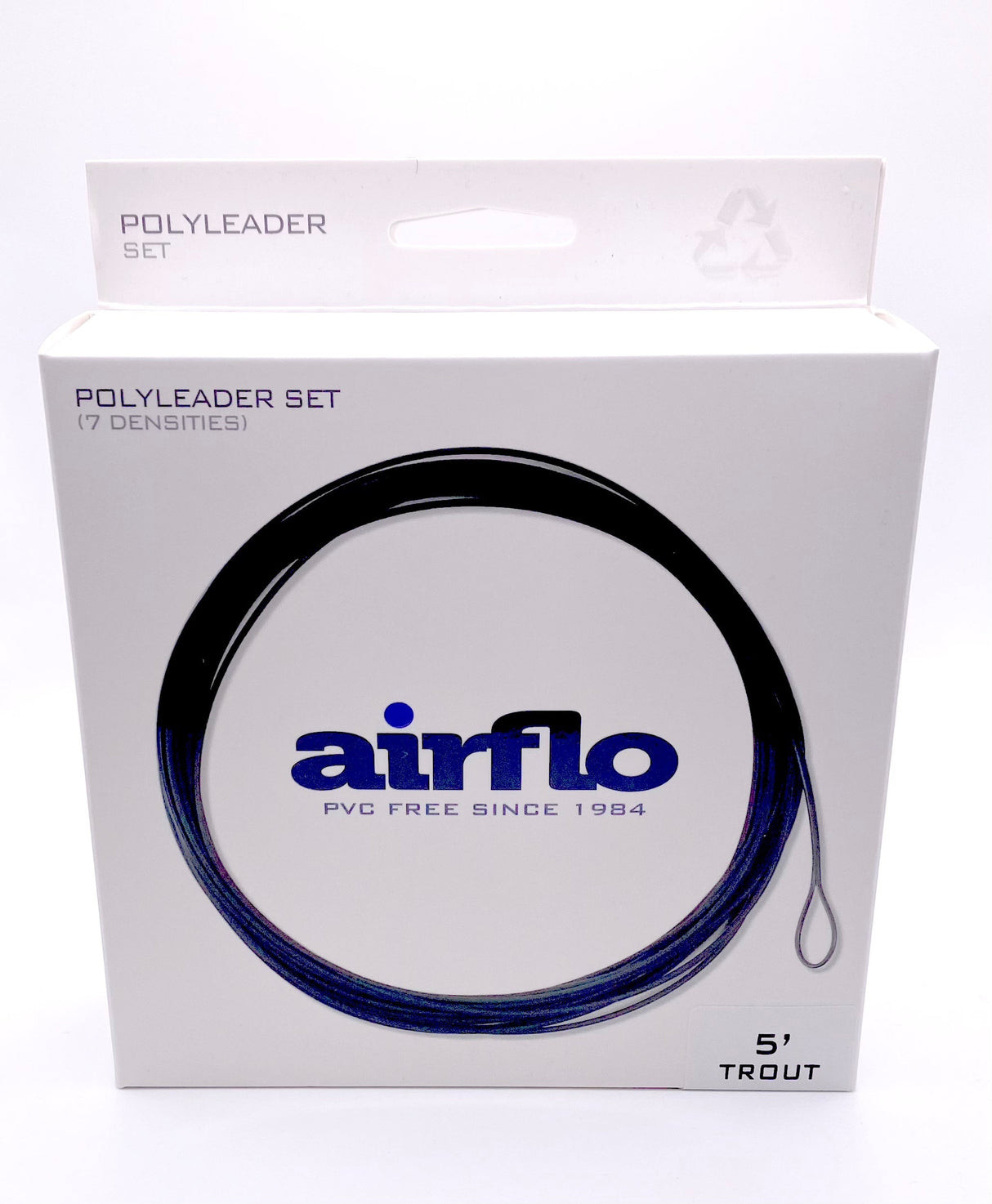 Airflo Polyleader 5' Trout Set With Wallet Sinking Leader
