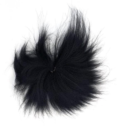 Arctic Fox Tail Hair Black #11 Hair, Fur