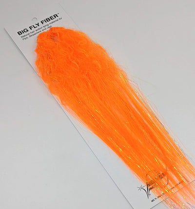 Big Fly Fiber Blend with Curl Sunrise Flash, Wing Materials