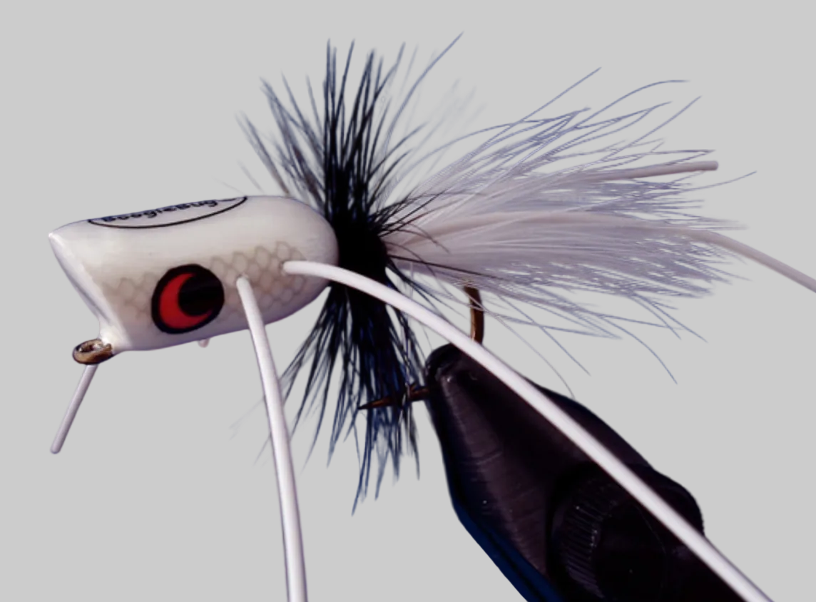 Boogle Amnesia Bug Pearly White / #10 Warmwater Flies