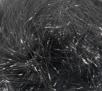 Cascade Crest Enhancer Wrap Translucent Black Chenilles, Body Materials