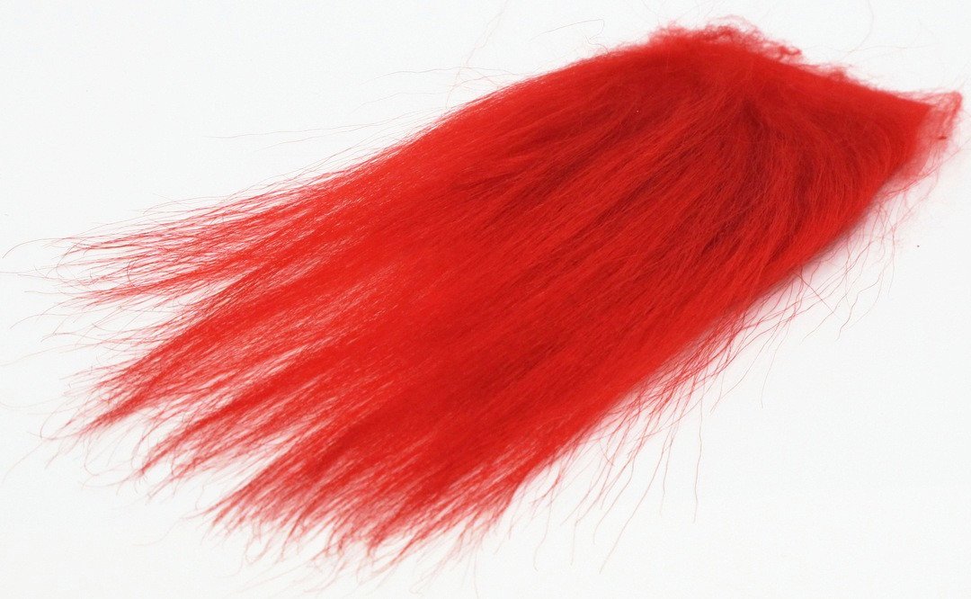 Cashmere Goat Streamer Hair Fl Cherry Red