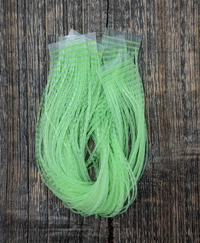Chicone's Crusher Legs #5 FL Chartreuse Barred Clear / Regular Rubber Legs