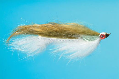 Cone Head Double Bunny Olive Trout streamer