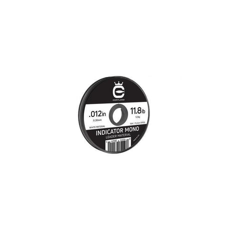 Cortland Indicator Mono Leader Material White