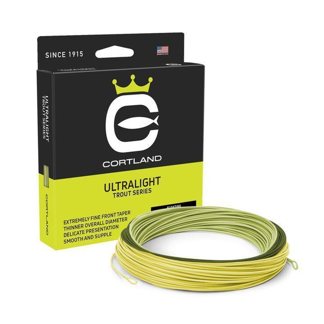 Cortland Ultralight Fly Line Aqua Green/ Dark Green