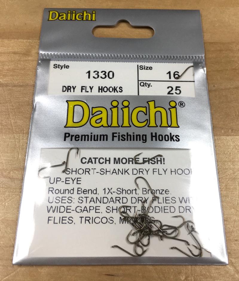Daiichi 1330 Dry Fly Hook 18